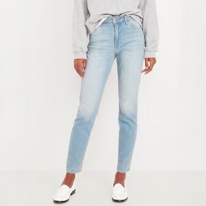 Old Navy High-Waisted Wow Straight Ankle Jeans 14 Tall NWT